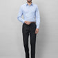 Raymond Men Blue Structure Slim Fit Cotton Shirt