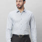 Raymond Men Petrol Structure Slim Fit Cotton Shirts