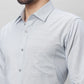 Raymond Men Petrol Structure Slim Fit Cotton Shirts