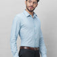 Raymond Men Red Structure Slim Fit Cotton Shirts