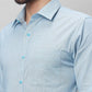 Raymond Men Red Structure Slim Fit Cotton Shirts