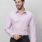 Raymond Men Blue Structure Slim Fit Cotton Shirts