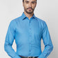 Raymond Men Orange Structure Slim Fit Cotton Shirt
