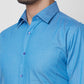 Raymond Men Orange Structure Slim Fit Cotton Shirt
