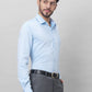 Raymond Men Red Structure Slim Fit Cotton Shirts