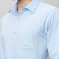 Raymond Men Red Structure Slim Fit Cotton Shirts