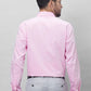Raymond Men Violet Structure Slim Fit Cotton Shirts