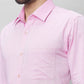 Raymond Men Violet Structure Slim Fit Cotton Shirts