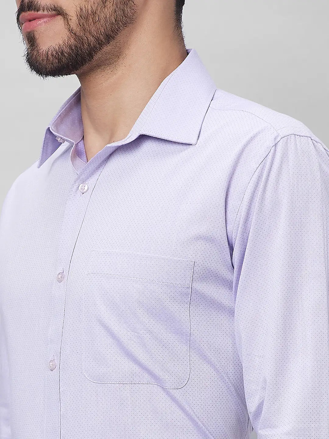Raymond Men Petrol Contemporary Fit Cotton Shirts