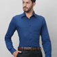 Raymond Men Grey Structure Slim Fit Cotton Shirts