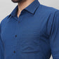 Raymond Men Grey Structure Slim Fit Cotton Shirts