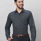 Raymond Men Red Structure Slim Fit Cotton Shirts