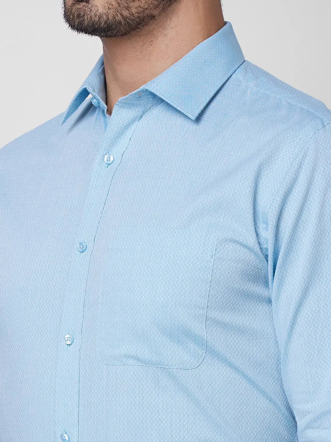 Raymond Men Red Structure Slim Fit Cotton Shirt