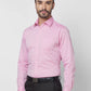 Raymond Men Violet Structure Slim Fit Cotton Shirt