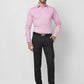 Raymond Men Violet Structure Slim Fit Cotton Shirt