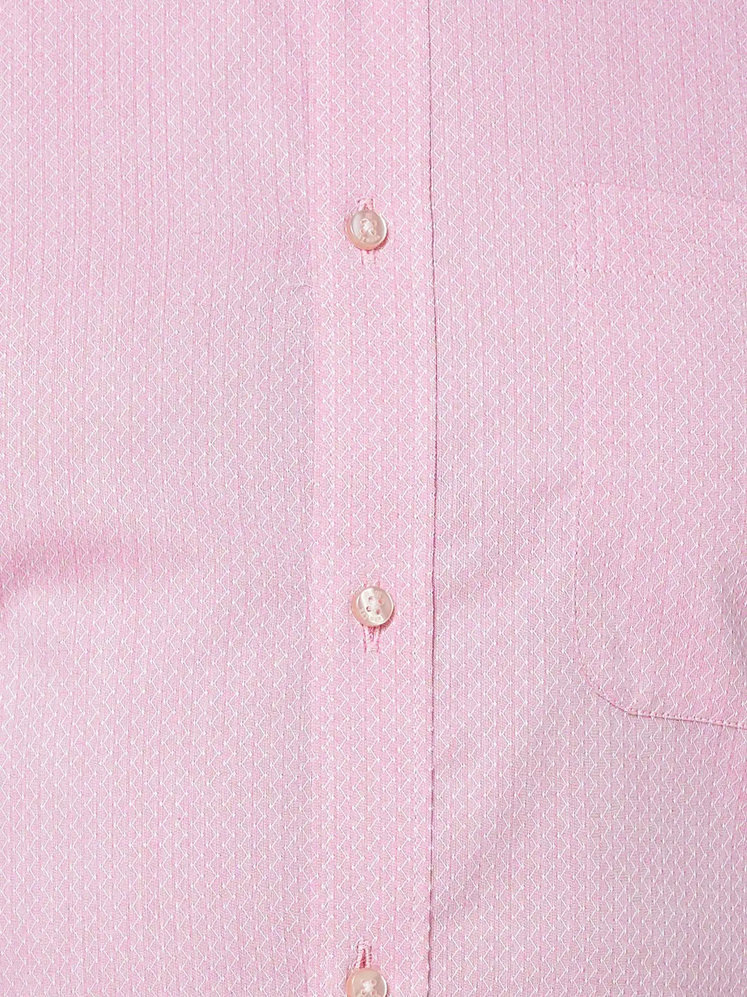 Raymond Men Violet Structure Slim Fit Cotton Shirt