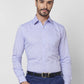 Raymond Men Blue Structure Slim Fit Cotton Shirt