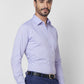 Raymond Men Blue Structure Slim Fit Cotton Shirt