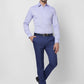 Raymond Men Blue Structure Slim Fit Cotton Shirt