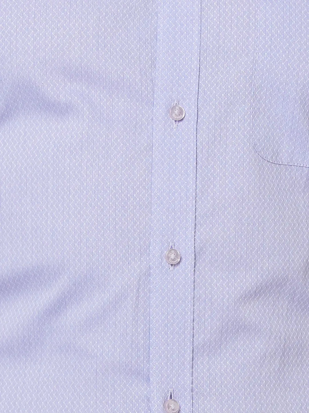 Raymond Men Blue Structure Slim Fit Cotton Shirt