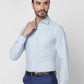 Raymond Men Grey Structure Slim Fit Cotton Shirt