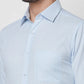 Raymond Men Grey Structure Slim Fit Cotton Shirt
