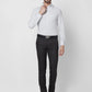 Raymond Men Red Structure Slim Fit Cotton Shirt