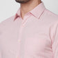Raymond Men Blue Structure Slim Fit Cotton Shirt