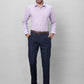 Raymond Men Orange Structure Slim Fit Cotton Shirts