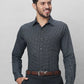 Raymond Men Blue Structure Slim Fit Cotton Shirt