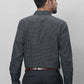 Raymond Men Blue Structure Slim Fit Cotton Shirt