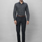 Raymond Men Blue Structure Slim Fit Cotton Shirt