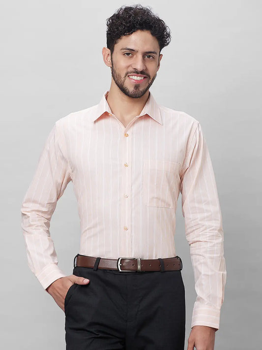 Raymond Men Petrol Structure Slim Fit Cotton Shirts