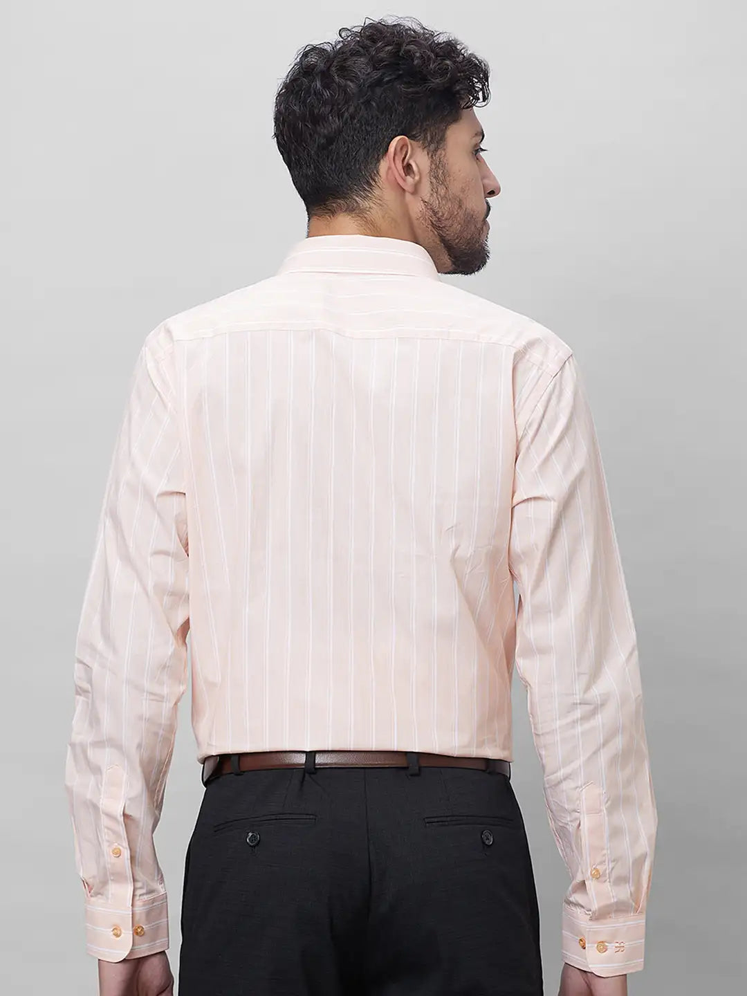 Raymond Men Petrol Structure Slim Fit Cotton Shirts