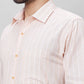 Raymond Men Petrol Structure Slim Fit Cotton Shirts