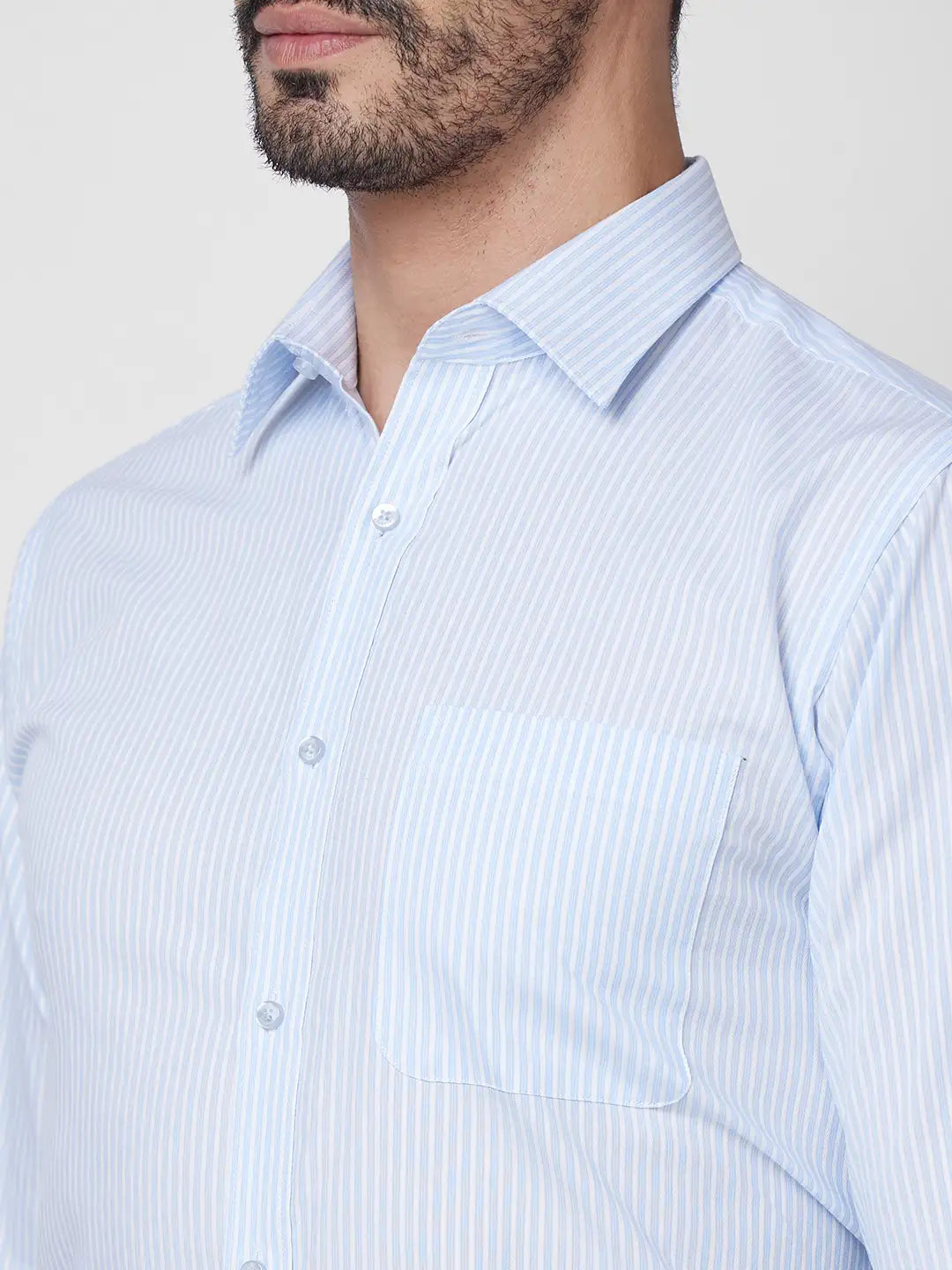 Raymond Men Black Structure Slim Fit Cotton Shirt