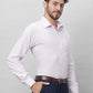 Raymond Men Blue Structure Slim Fit Cotton Shirts