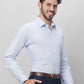 Raymond Men Red Structure Slim Fit Cotton Shirts