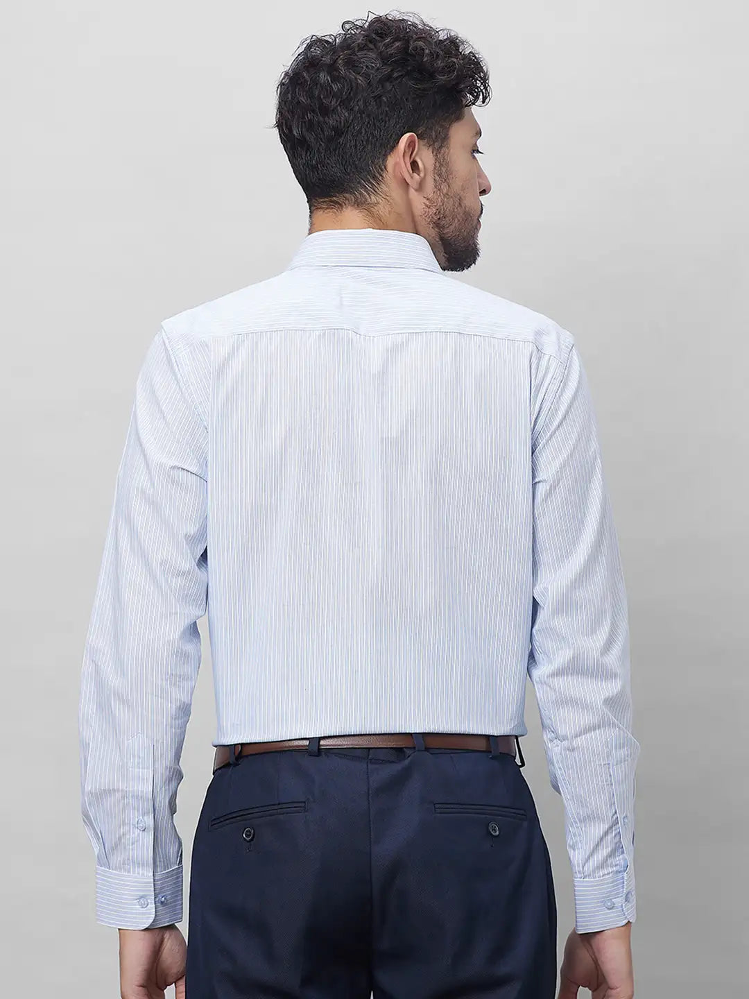 Raymond Men Red Structure Slim Fit Cotton Shirts