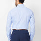 Raymond Men Blue Structure Slim Fit Cotton Shirt