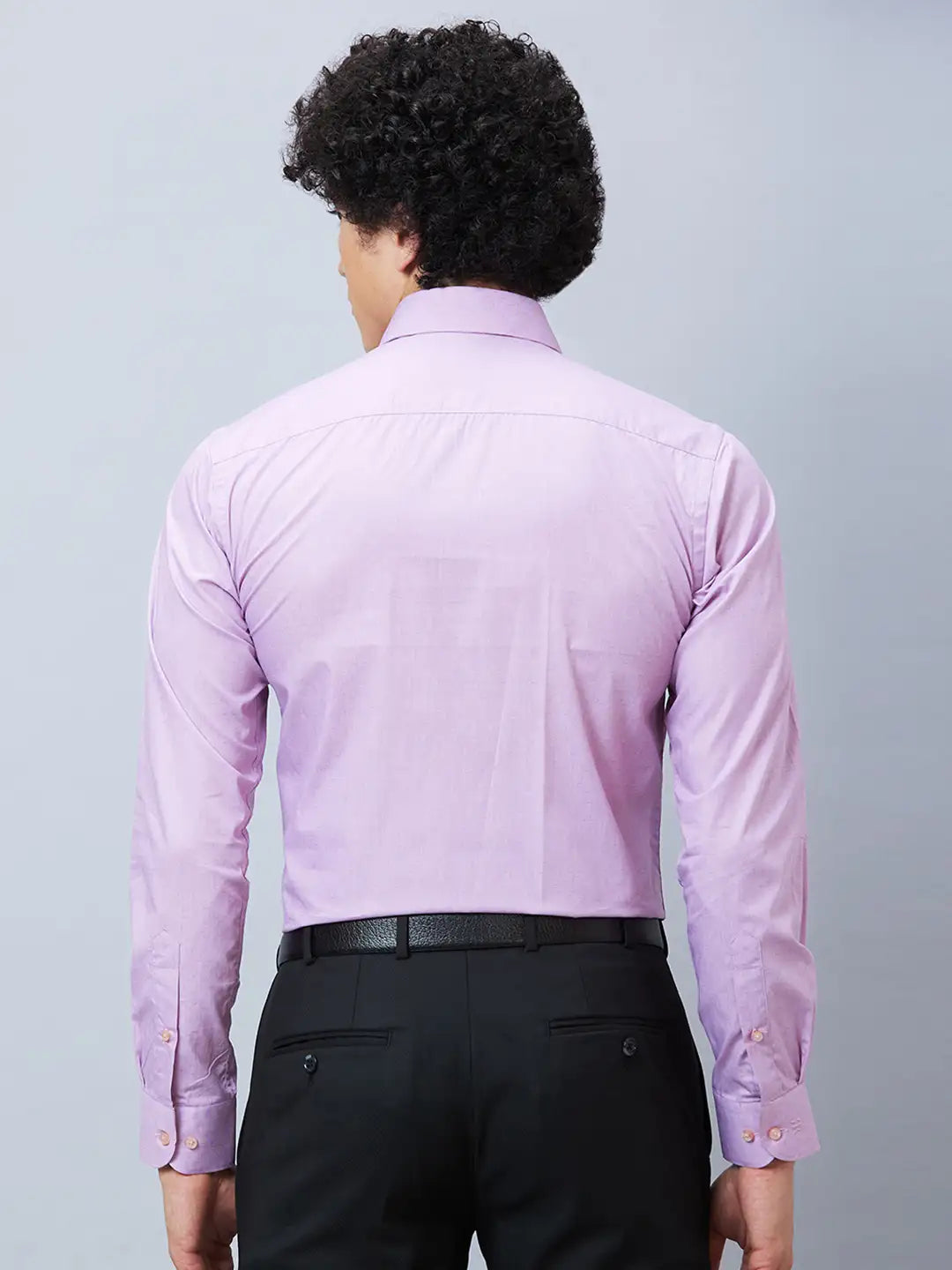 Raymond Men Green Structure Slim Fit Cotton Shirts