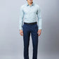 Raymond Men Orange Structure Slim Fit Cotton Shirts