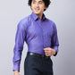 Raymond Men Blue Structure Slim Fit Cotton Shirts
