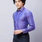 Raymond Men Blue Structure Slim Fit Cotton Shirts