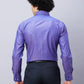 Raymond Men Blue Structure Slim Fit Cotton Shirts