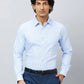 Raymond Men Grey Structure Slim Fit Cotton Shirts