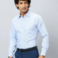 Raymond Men Grey Structure Slim Fit Cotton Shirts
