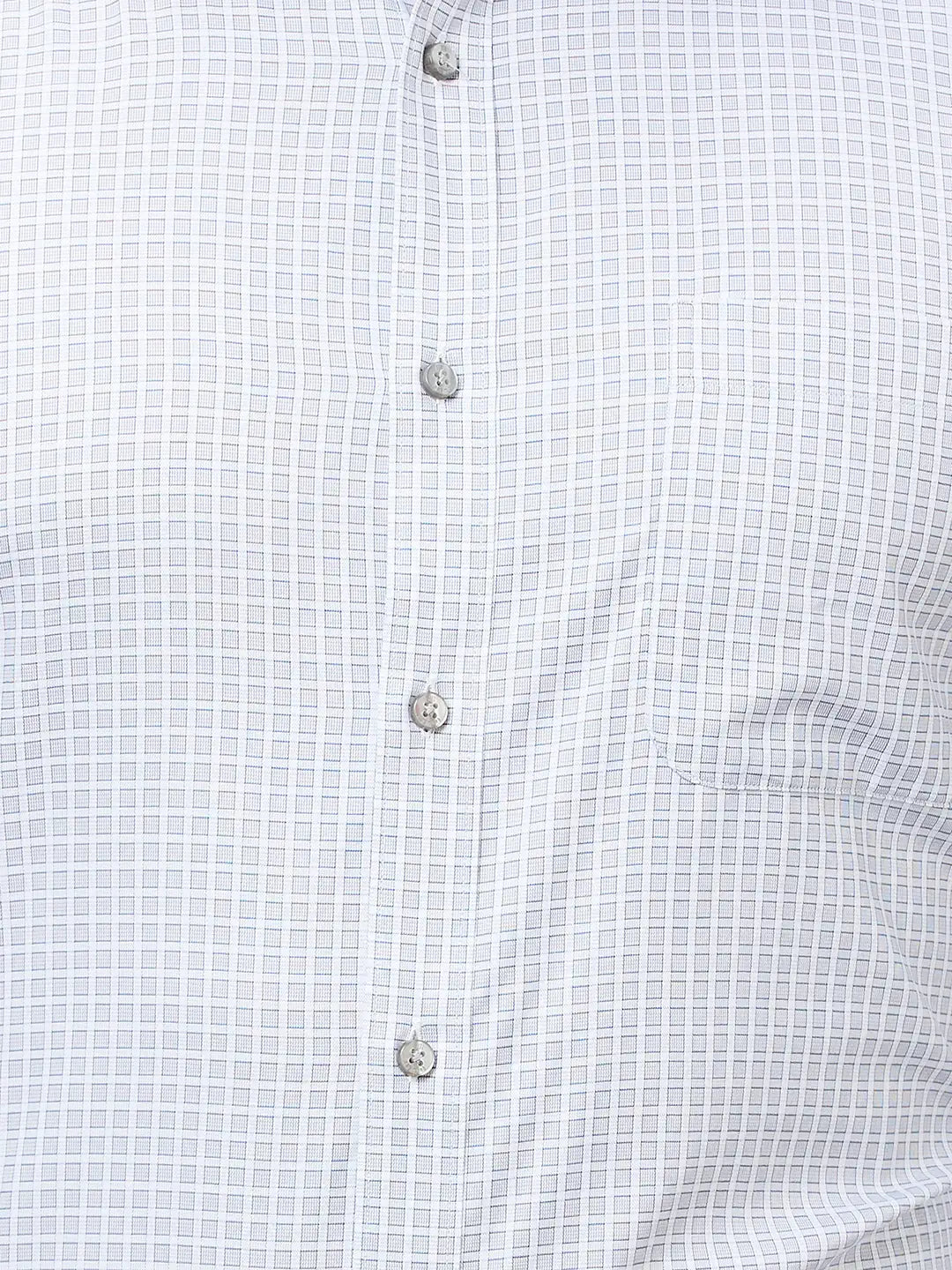 Raymond Men Petrol Structure Slim Fit Cotton Shirts