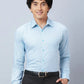 Raymond Men Red Structure Slim Fit Cotton Shirts