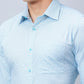 Raymond Men Red Structure Slim Fit Cotton Shirts